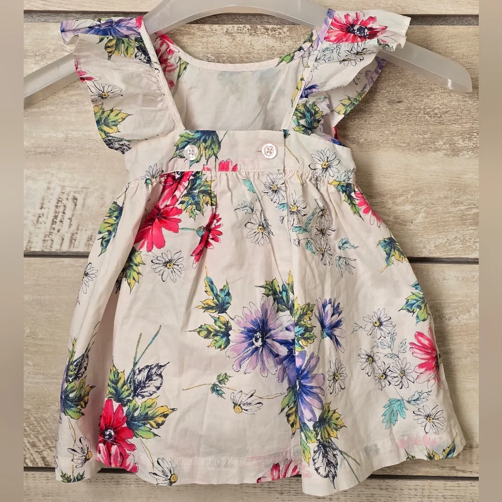 Baby Floral Ruffle Dress | Gap